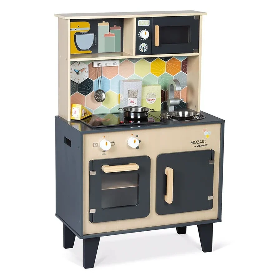 Janod Big Wooden Mosaic Kitchen